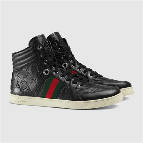 gucci mens sneaker uk|Gucci high top sneakers men's.